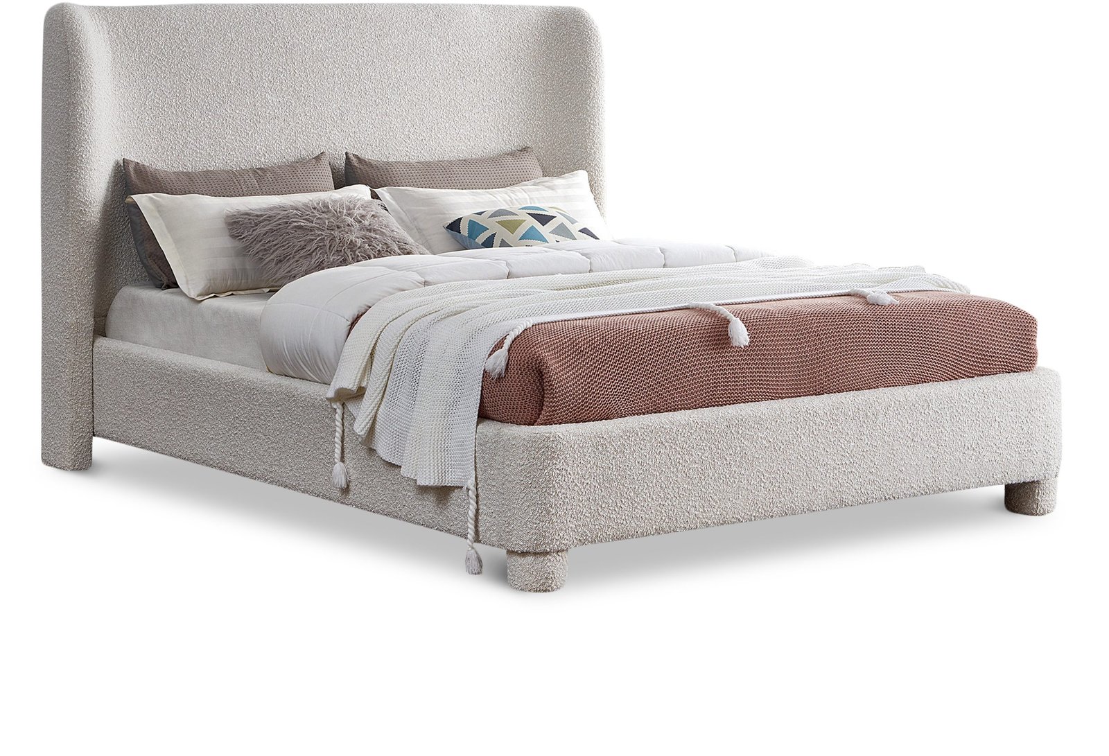 Penny Boucle Fabric Bed - Image 8