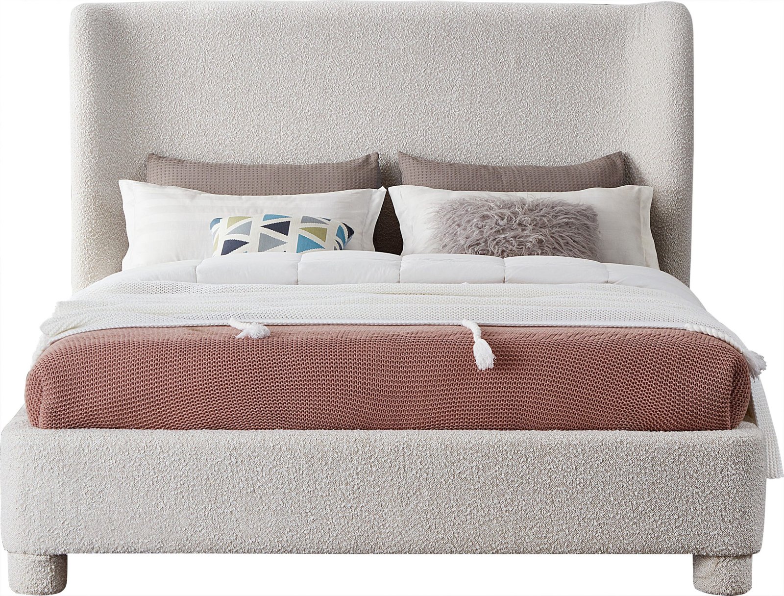 Penny Boucle Fabric Bed - Image 3