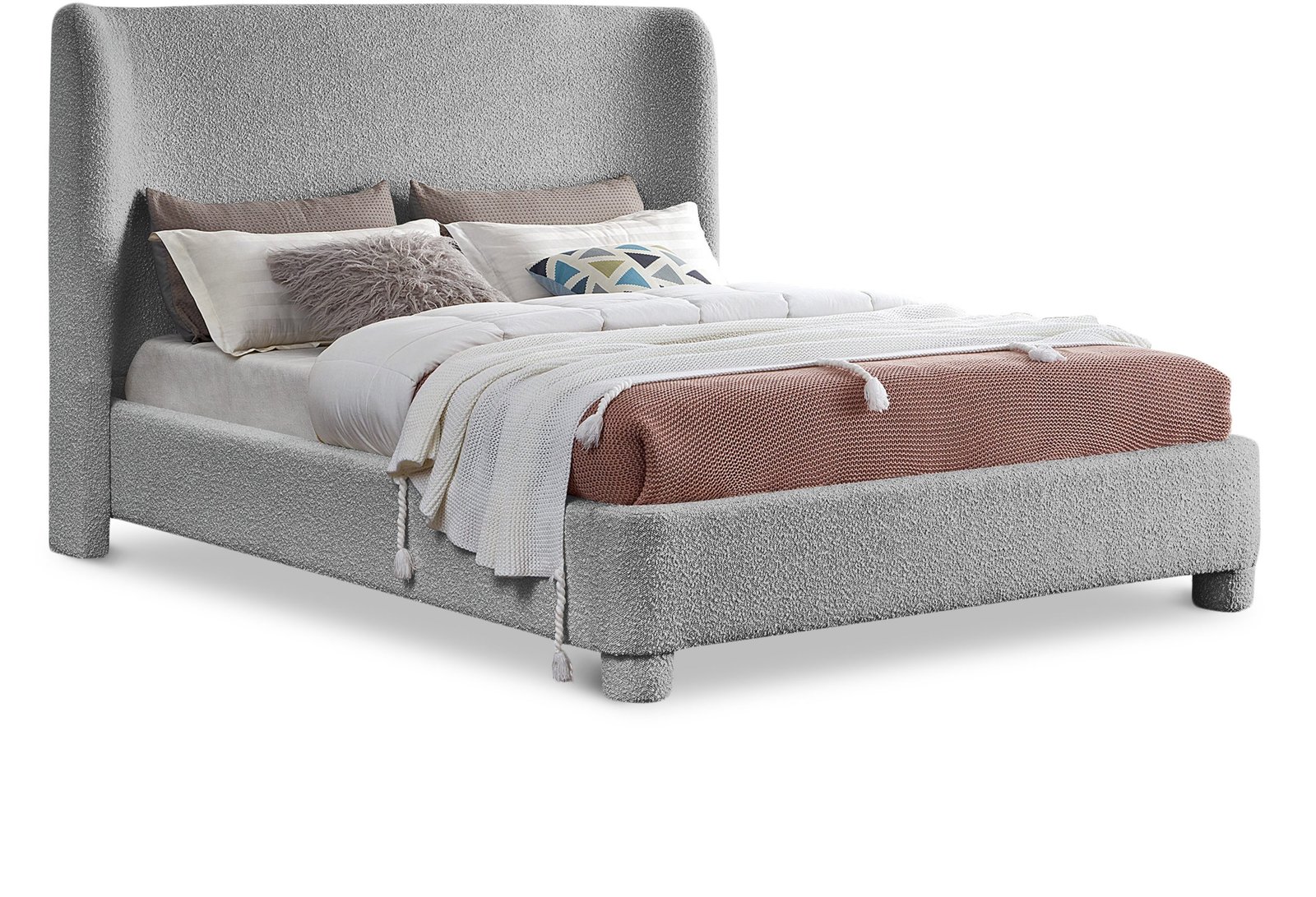 Penny Boucle Fabric Bed - Image 9