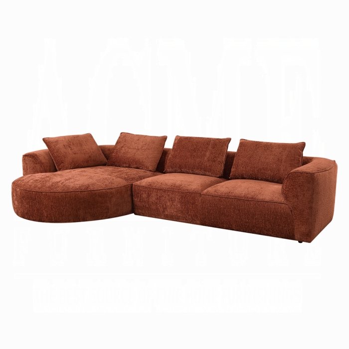claudia Sectional Sofa W/4 Pillows - Image 4