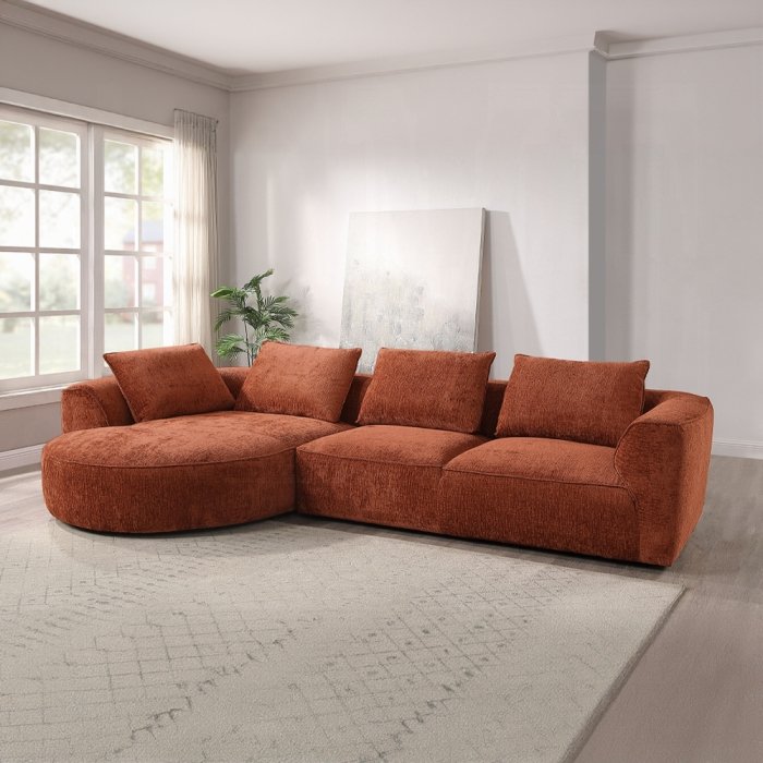 claudia Sectional Sofa W/4 Pillows - Image 3
