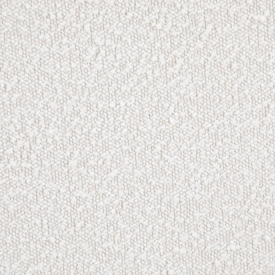 Nala Upholstered Eastern King Sleigh Bed Cream - Image 3