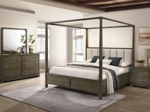 Gran Park 4-piece Queen Bedroom Set Dark Cocoa