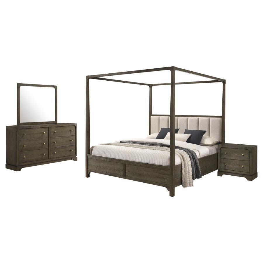 Gran Park 4-piece Queen Bedroom Set Dark Cocoa - Image 3