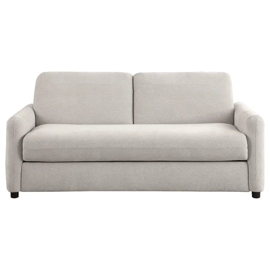 Rylie Upholstered Sofa Sleeper with Queen Mattress Beige - Image 4