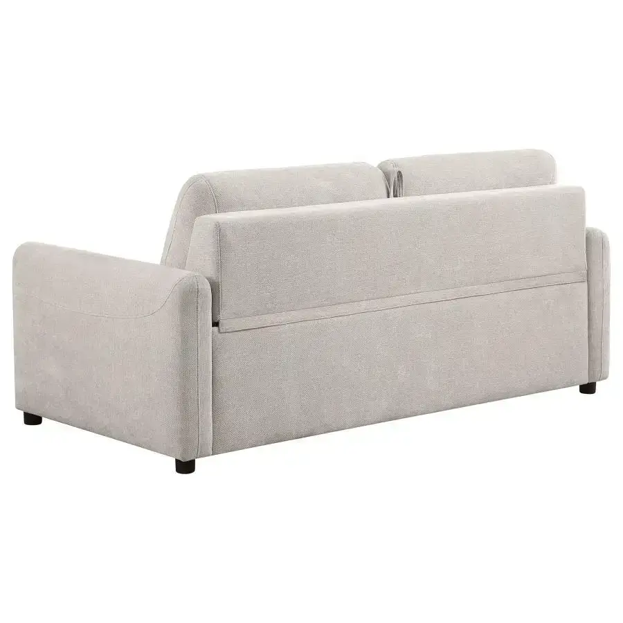 Rylie Upholstered Sofa Sleeper with Queen Mattress Beige - Image 6