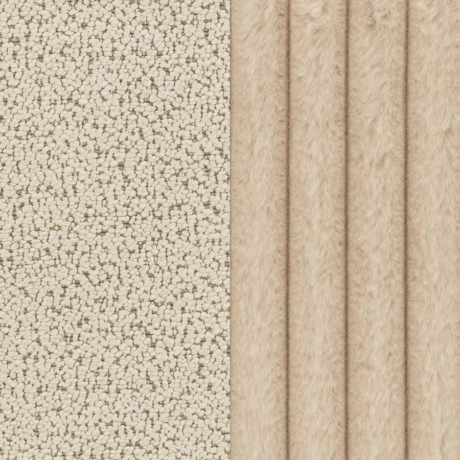 Winchester Boucle Upholstered Extra Long Sofa Sand Pebble - Image 10