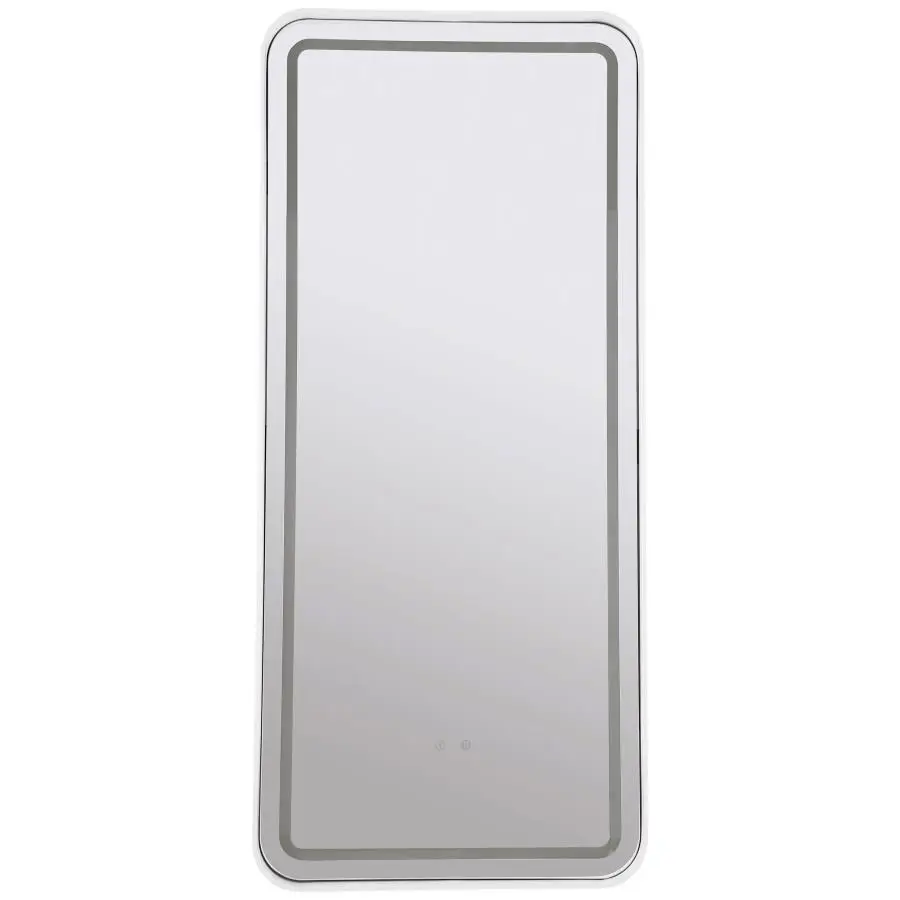 Glendora 32 x 71 Inch LED Standing Mirror BT Speakers Black - Image 6