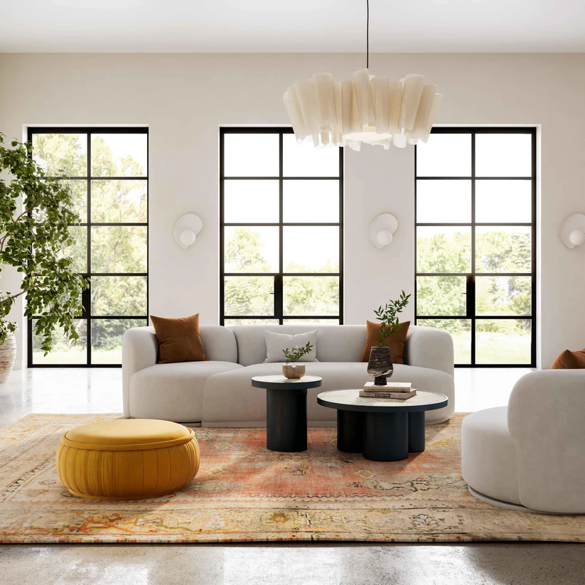 Fickle Grey Velvet Swivel Chair - Image 2