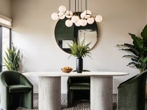 Messina 87" Marble Dining Table