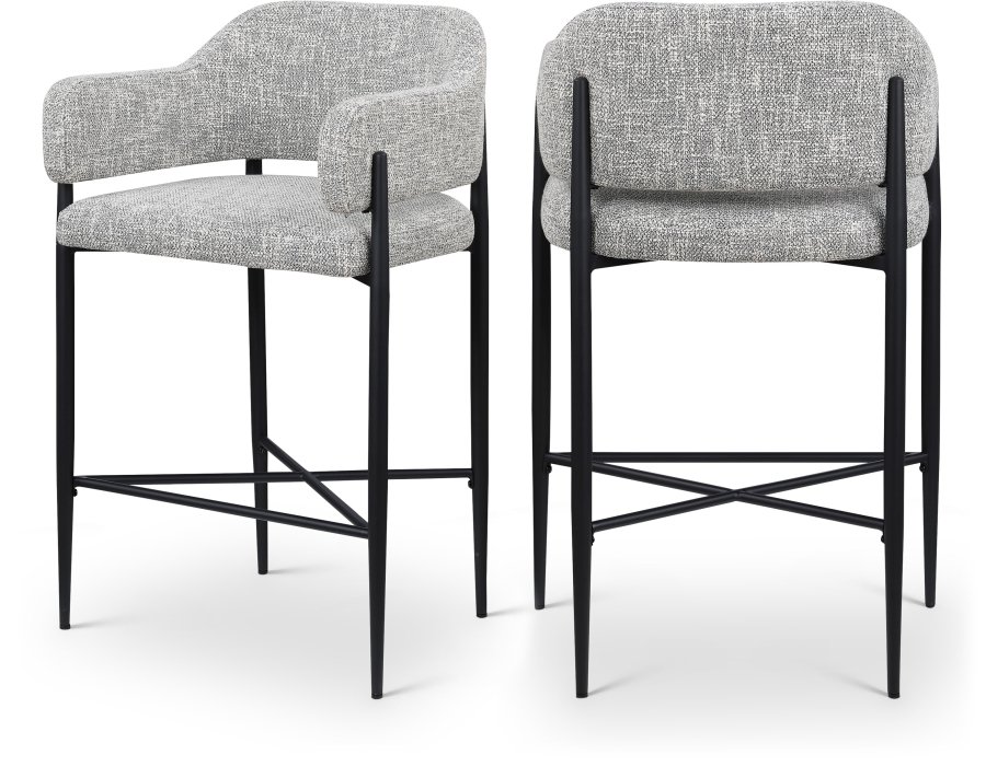 Dame Fabric Upholstered Counter Stool - Image 8