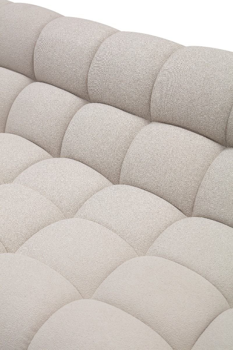 bubble Modern Beige Curved Sectional Sofa - Image 5