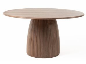 Sheridan - Mid-Century Modern Walnut Round Dining Table