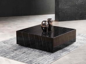 Cube coffe table black