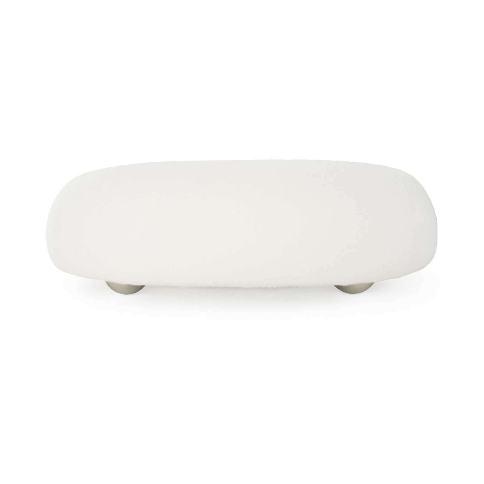 Fortune - Contemporary White Fabric Sofa - Image 3