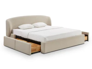 Corey Upcycled Linen Storage Bed