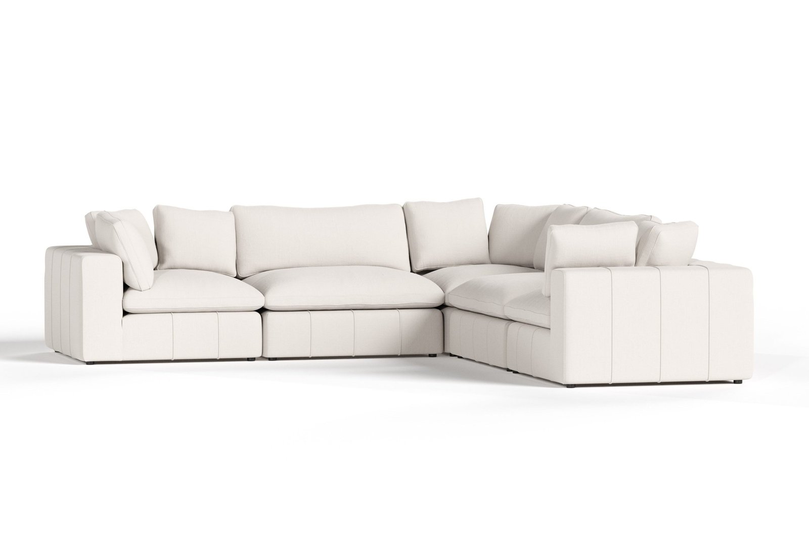 Vicki - Modern Off-White Fabric Modular Sectional - Image 2
